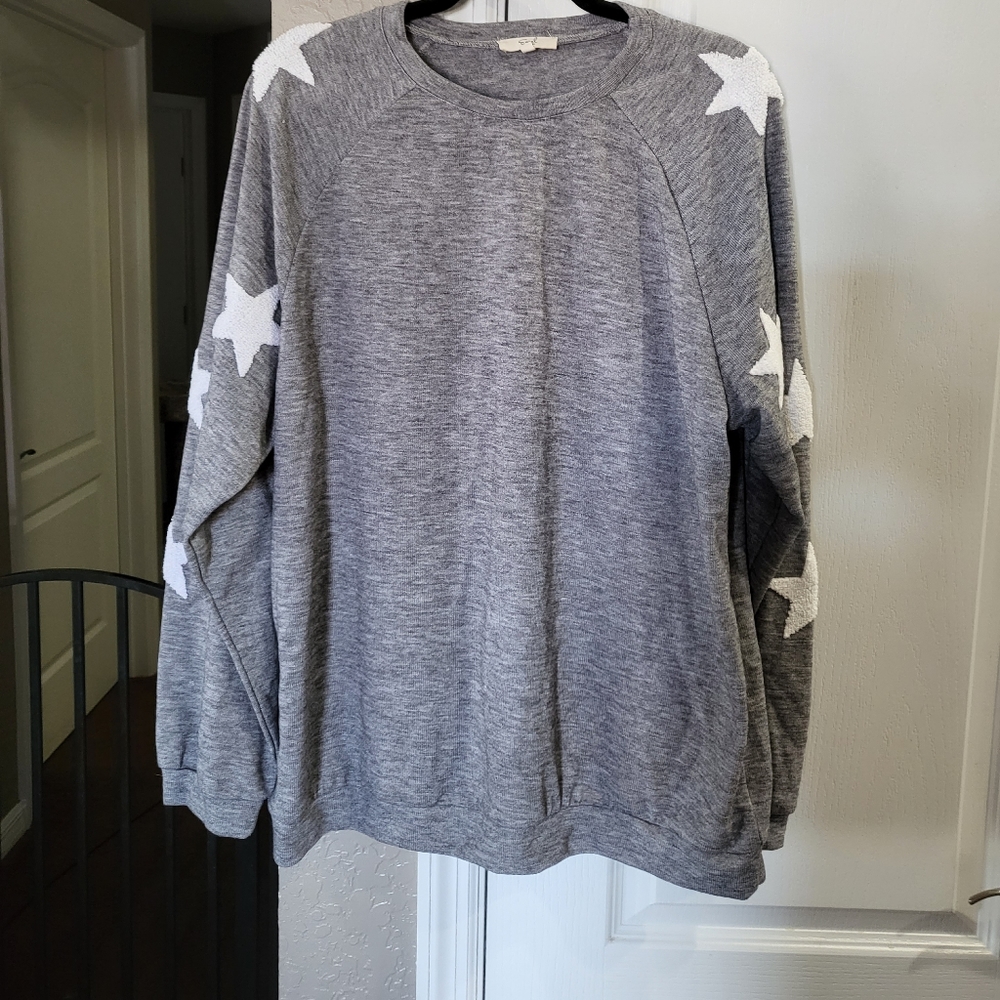 Terry cloth sweatshirt